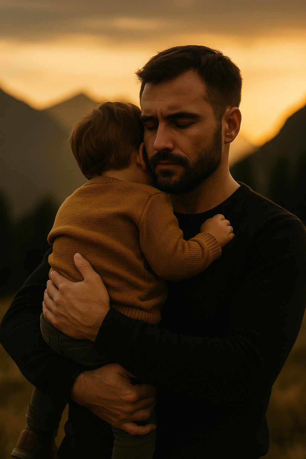 Vater mit Sohn