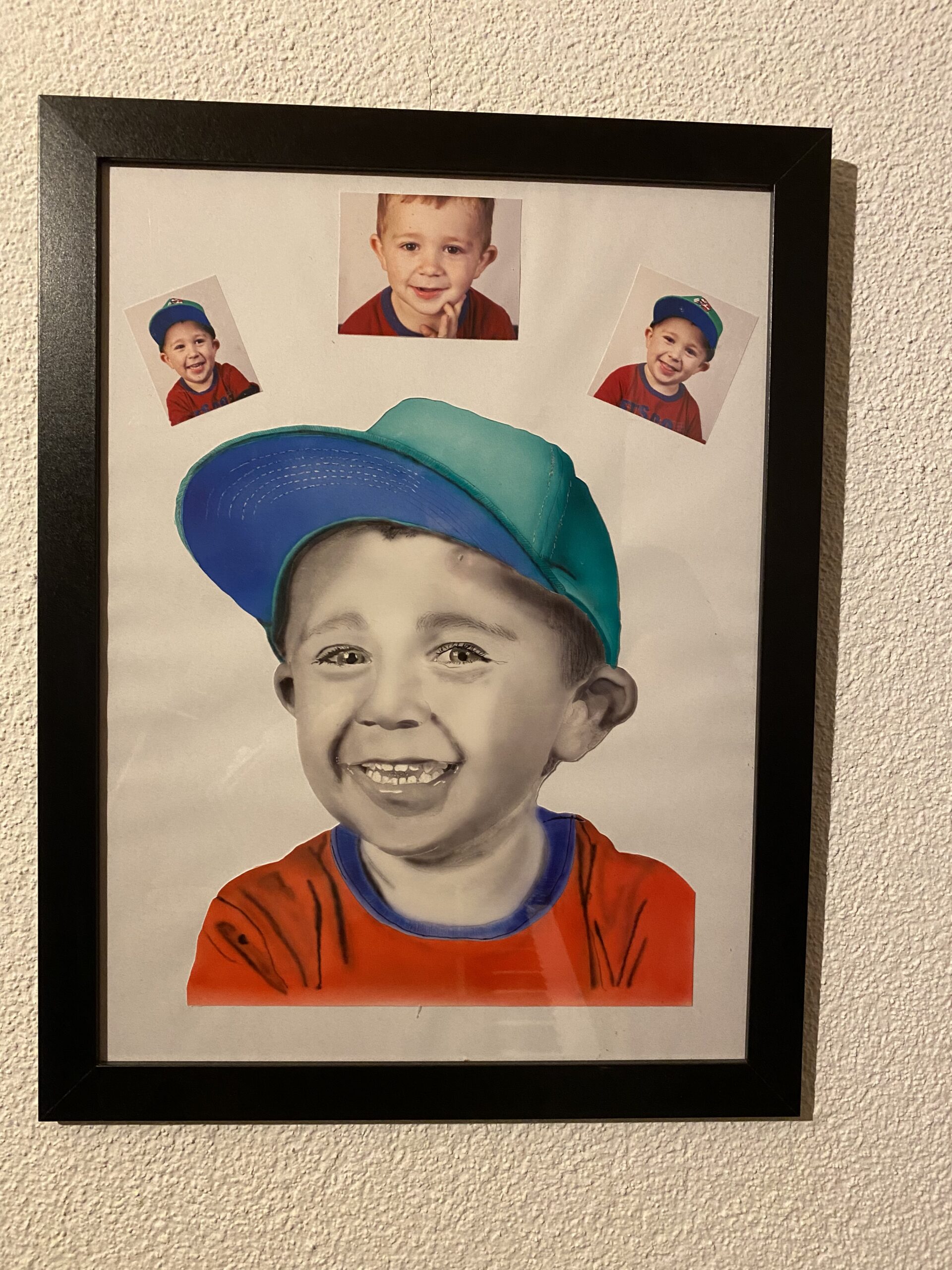 Fotorealistisches Kinder-Porträt Airbrush