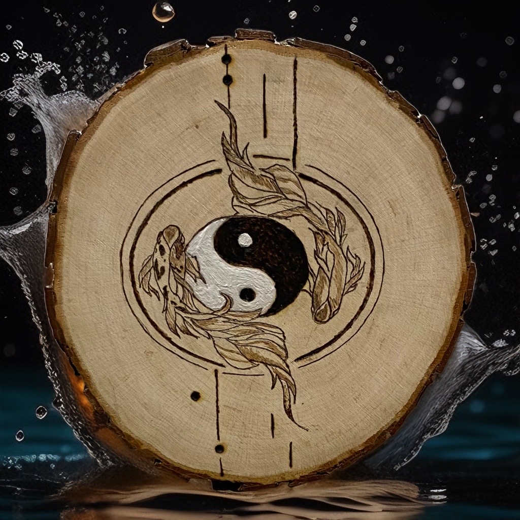 Pyrographie Einzelstück