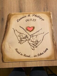 Persönliches Pyrographie Geschenk